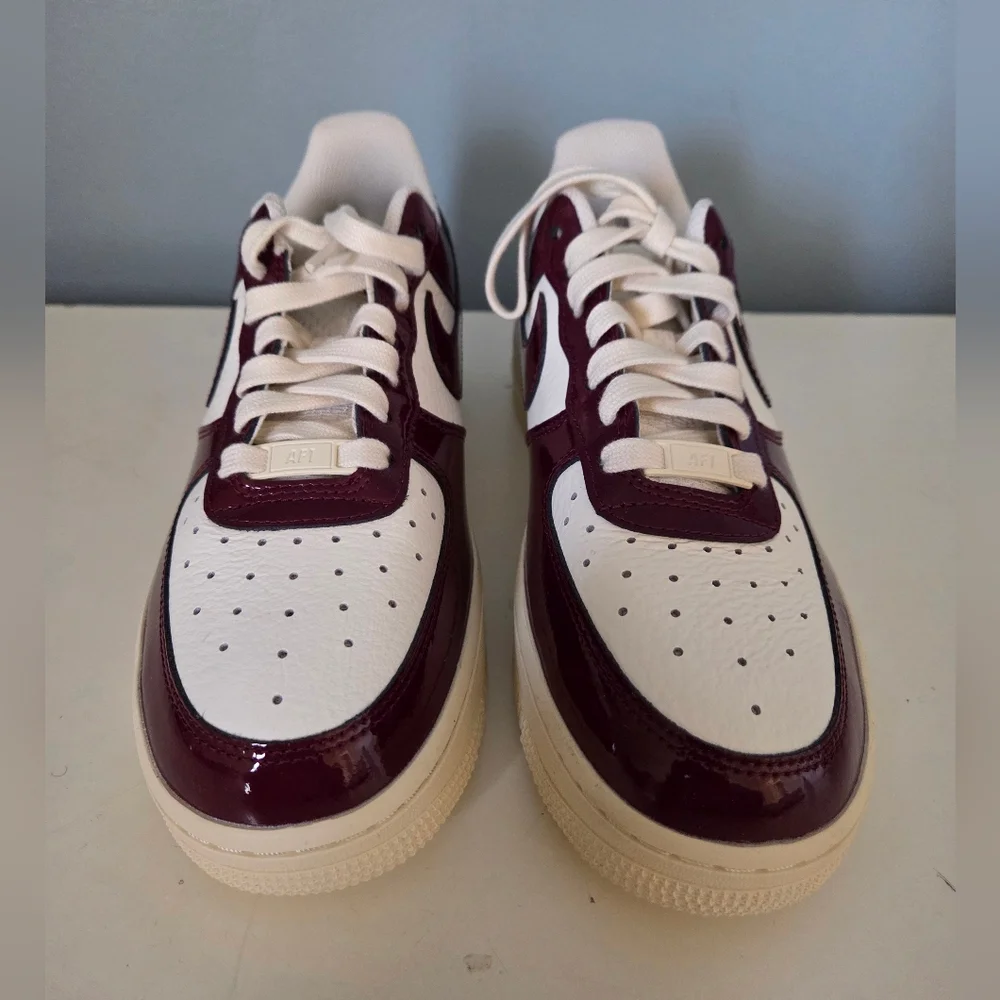 🆕️Nike Air Force 1 '07 LX Roman Empire Dark Burgundy Low-Top Sneakers Size 8.5W - Picture 8 of 10
